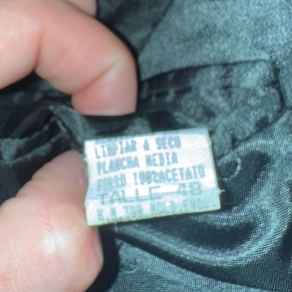 Christian Dior Black Pinstripe Blazer Sport Coat Jacket Men’s 38R IT48 - Picture 9 of 16